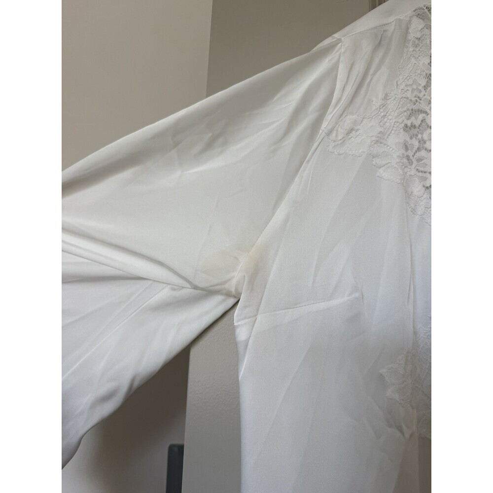 Homebodii Sian Maxi Long Robe In White Size Large — image 7 of 8